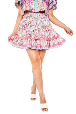 Alden Adair Skirts- Angela Skirt In Happy Daze