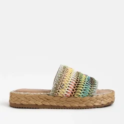 Circus by Sam Edelman Sandal- Wallis Platform Slide Rainbow Weave