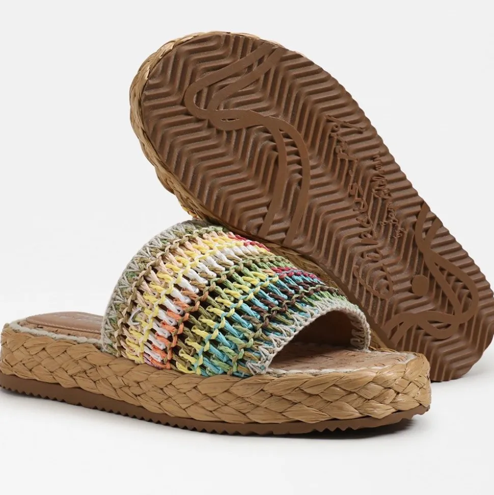 Circus by Sam Edelman Sandal- Wallis Platform Slide Rainbow Weave