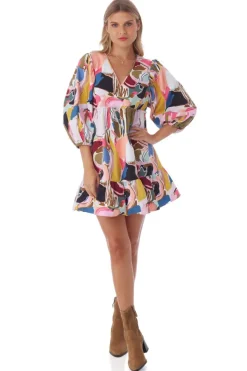 Crosby By Mollie Burch Mini- Addison Dress - Abstract Expression
