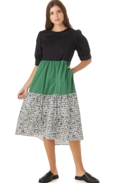 Crosby By Mollie Burch Midi- Barrett Dress Well Marked