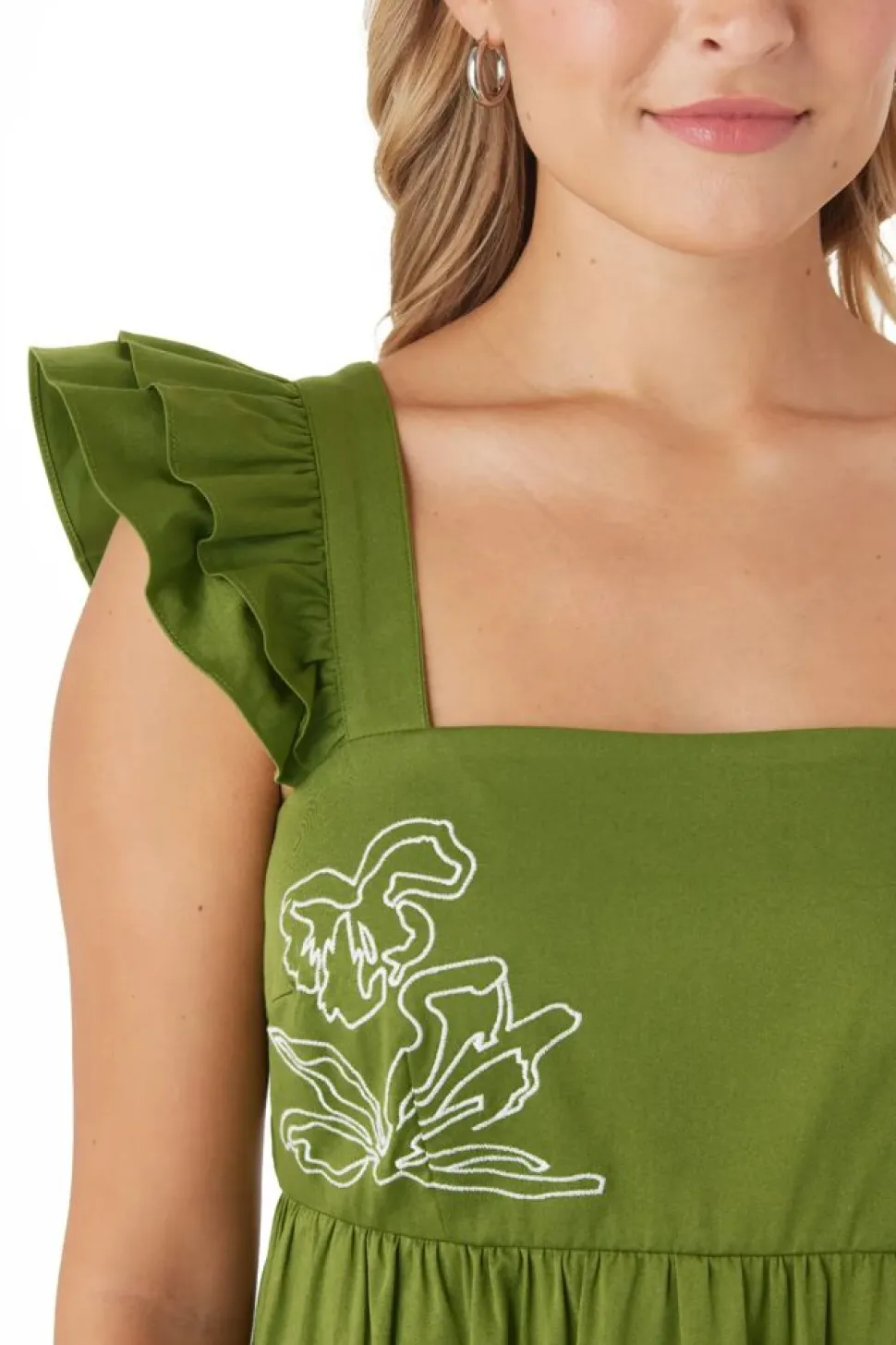 Crosby By Mollie Burch Midi- Bryce Dress