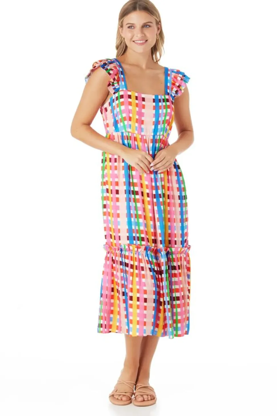 Crosby By Mollie Burch Midi- Bryce Dress