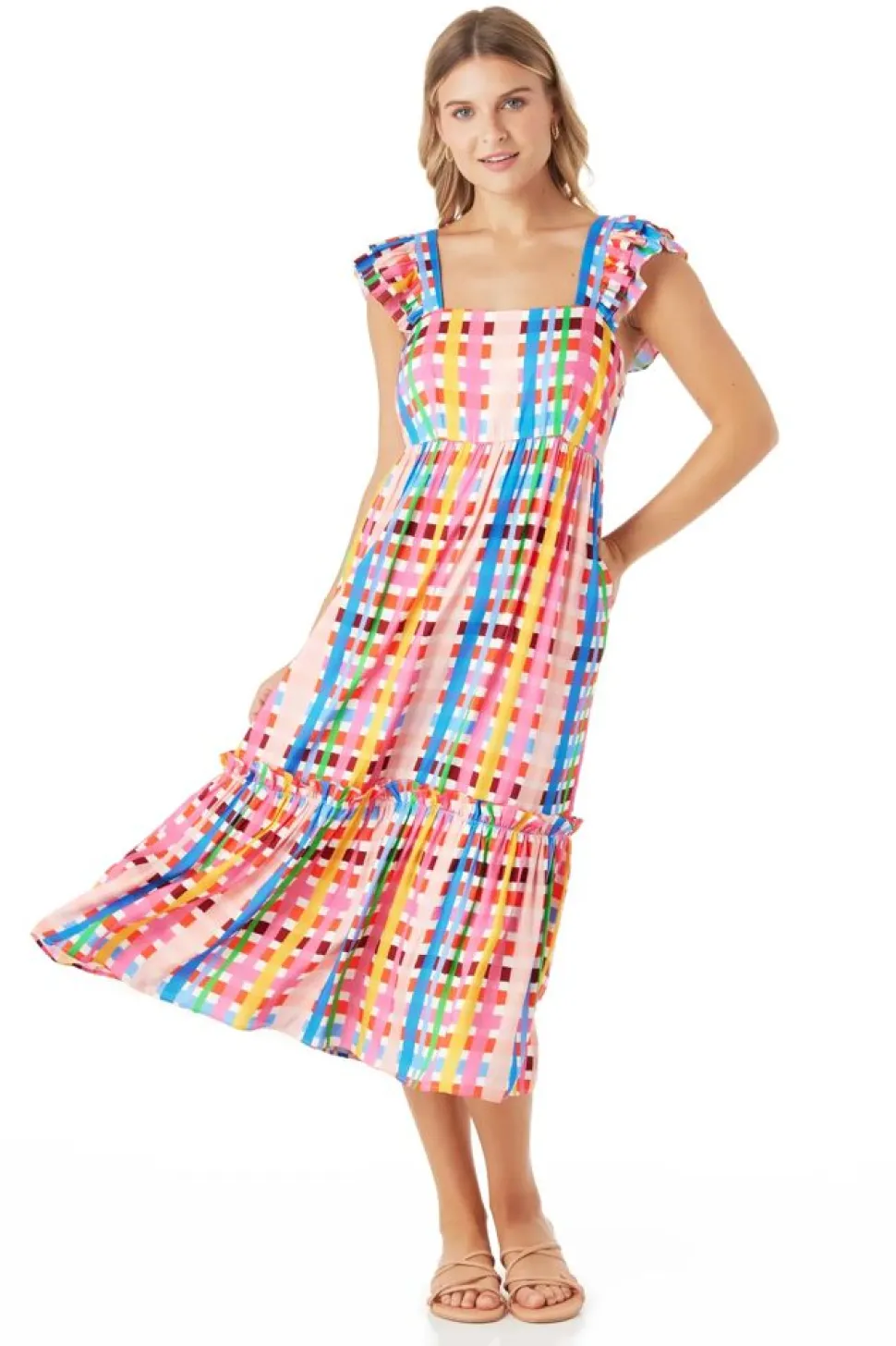 Crosby By Mollie Burch Midi- Bryce Dress