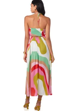 Crosby By Mollie Burch Maxi- Hill Dress Red Beach
