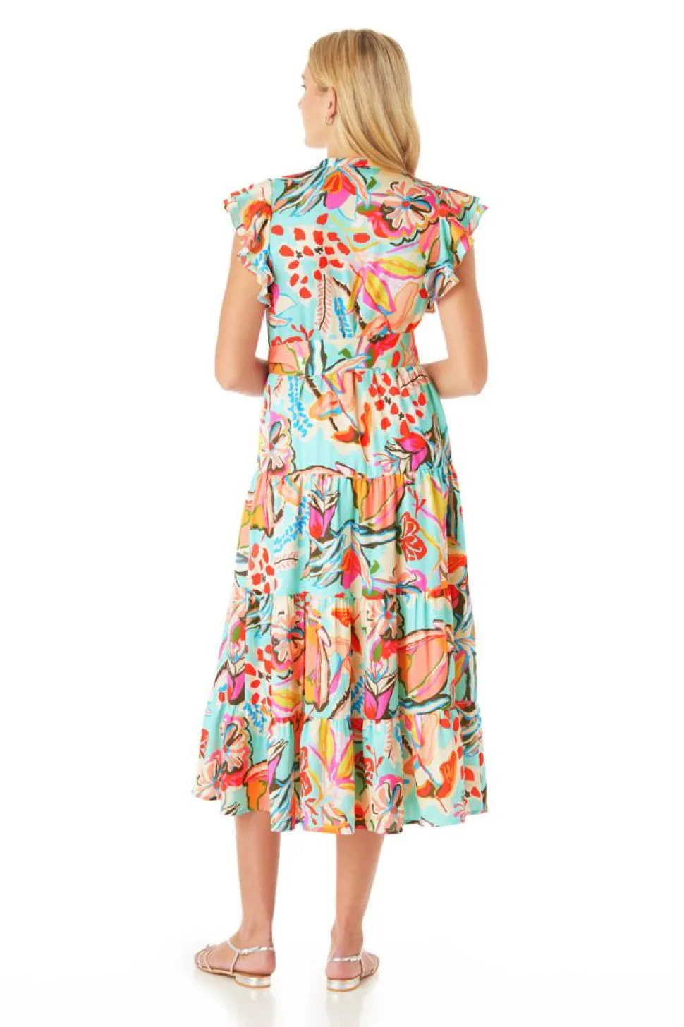 Crosby By Mollie Burch Midi- Kemble Dress Canyon Floral