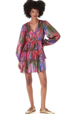 Crosby By Mollie Burch Mini- Lauren Dress Blurred Floral