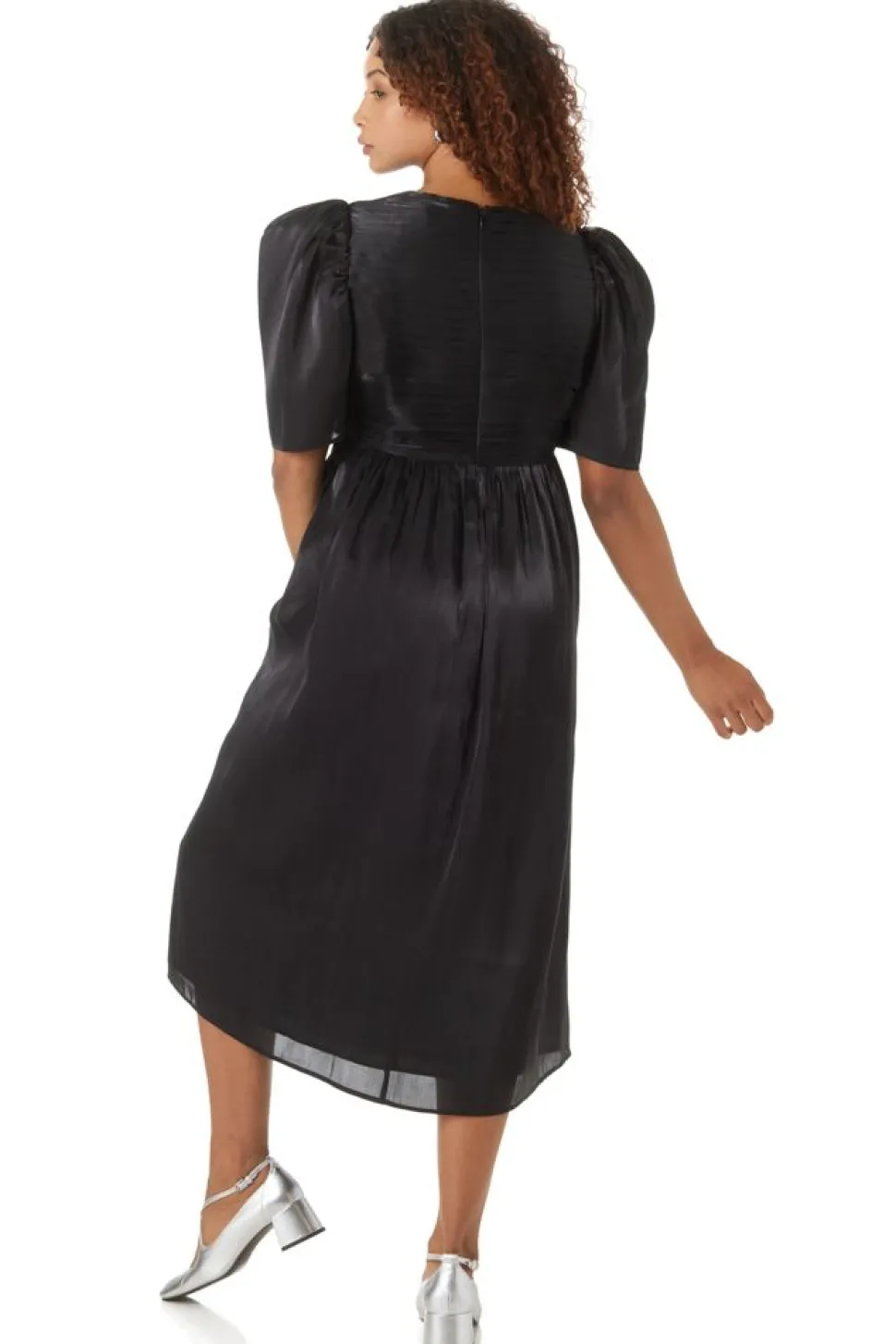 Crosby By Mollie Burch Midi- Marley Dress Black