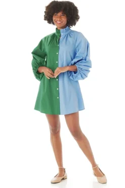 Crosby By Mollie Burch Mini- Olive Dress Hyacinth Pine