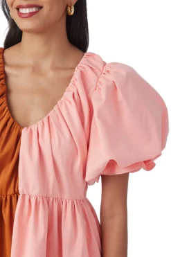 Crosby By Mollie Burch Mini- Raines Dress Salmon/Clay