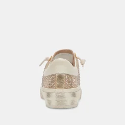 Dolce Vita Sneaker- Zina Crystal Gold Suede