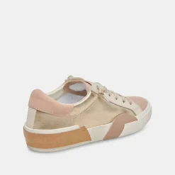 Dolce Vita Sneaker- Zina Gold Leather