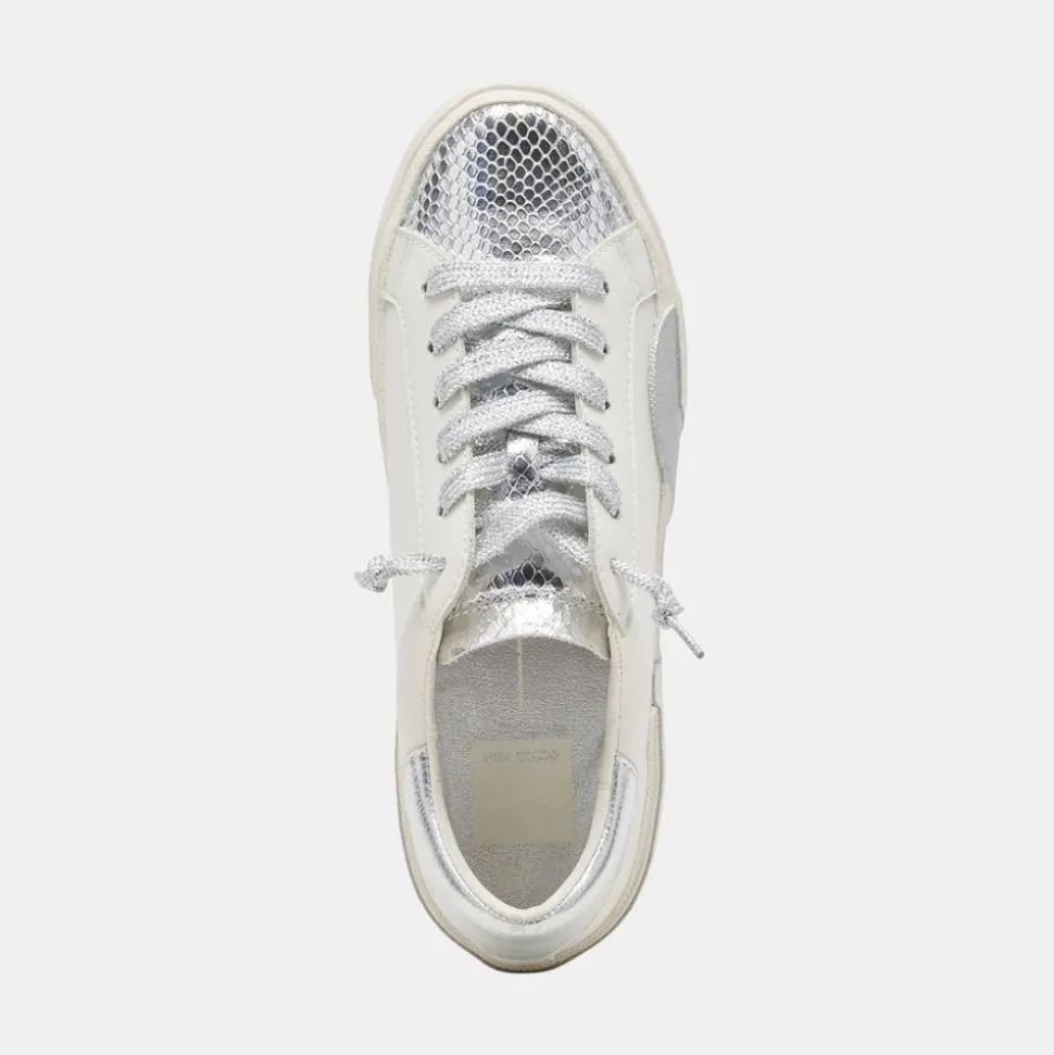 Dolce Vita Sneaker- Zina White/Silver