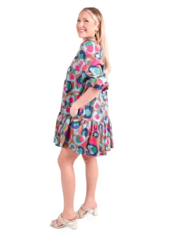 Emily McCarthy Mini- Frankie Dress Meadowbrook Spot Cheetah