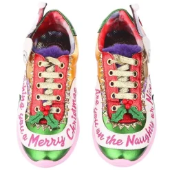 Irregular Choice Sneaker- Checking It Twice