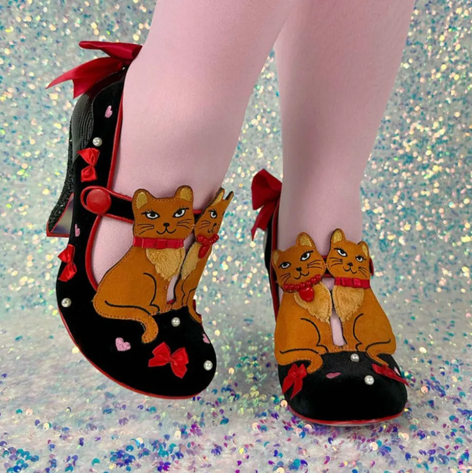 Irregular Choice Heel- Kitty-Bow