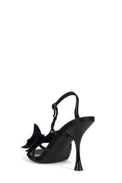 Jeffrey Campbell Heel- Emotions Black Satin