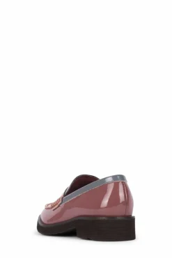 Jeffrey Campbell Loafers/Oxfords- Lenna Loafer Dark Rose
