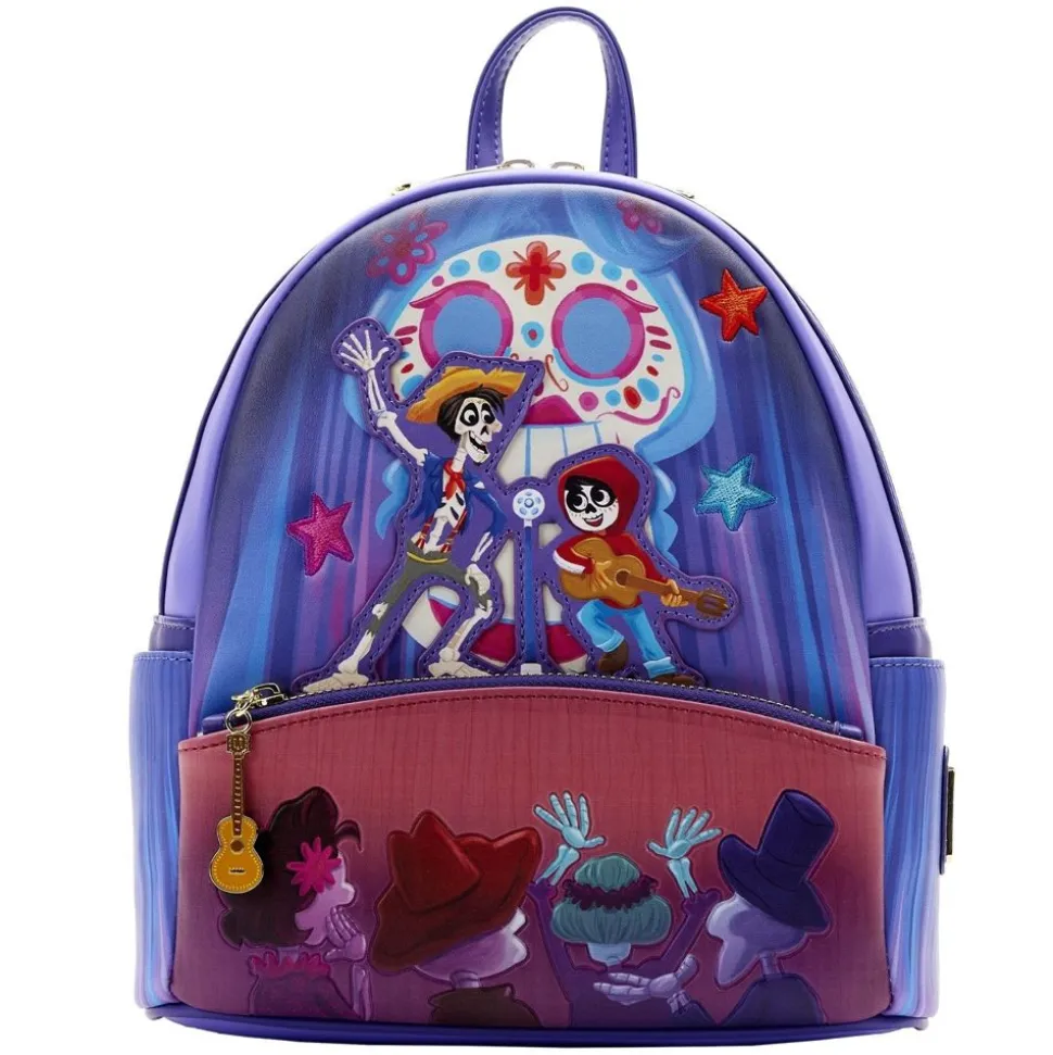 Loungefly Bags- Coco Miguel & Hector Performance Scene Mini Backpack