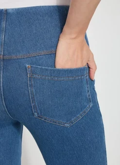 Lysse Jeans- Ankle Denim Baby Bootcut Mid Wash