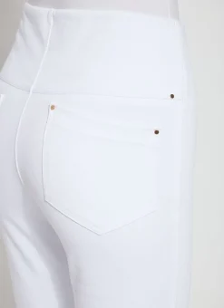 Lysse Jeans- Ankle Denim Baby Bootcut White