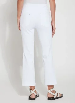 Lysse Jeans- Ankle Denim Baby Bootcut White