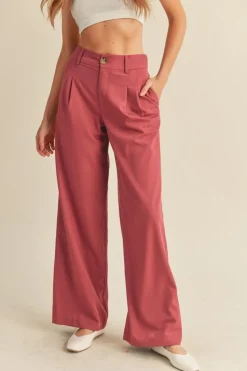 &Merci Pants-&Merci Bethany Pleated Trouser