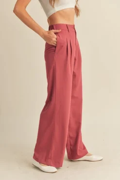 &Merci Pants-&Merci Bethany Pleated Trouser