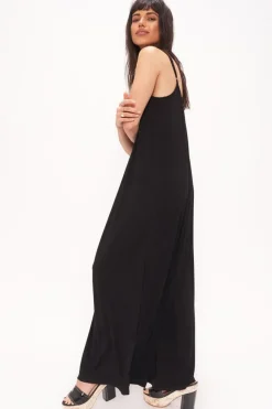 Project Social T Jumpsuit- No Regrets Shirred Jumpsuit