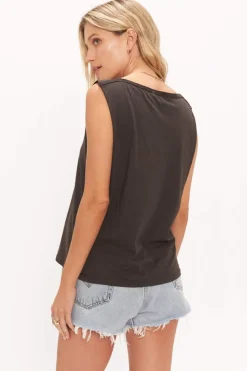 Project Social T Tanks- Rebels Raw Black Tank