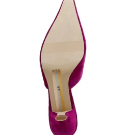 Sam Edelman Heel- Brit Jewel Raspberry Velvet