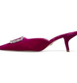 Sam Edelman Heel- Brit Jewel Raspberry Velvet