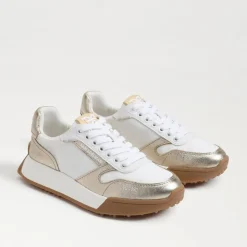 Sam Edelman Sneaker- Layla Sneaker White/Gold