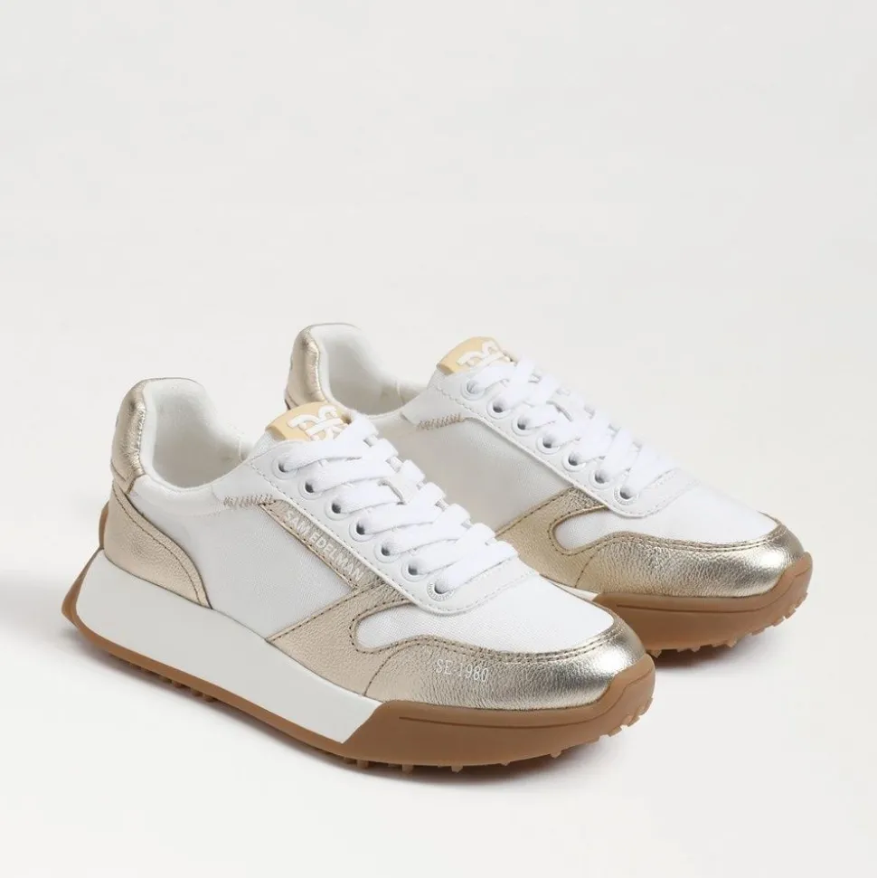 Sam Edelman Sneaker- Layla Sneaker White/Gold