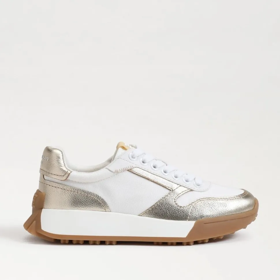 Sam Edelman Sneaker- Layla Sneaker White/Gold