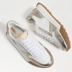 Sam Edelman Sneaker- Layla Sneaker White/Gold
