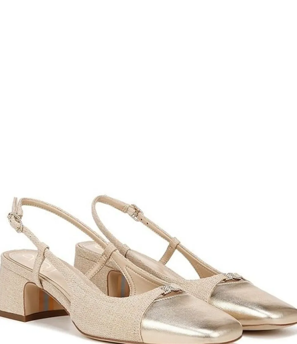 Sam Edelman Heel- Tarra 2 Gold Slingback