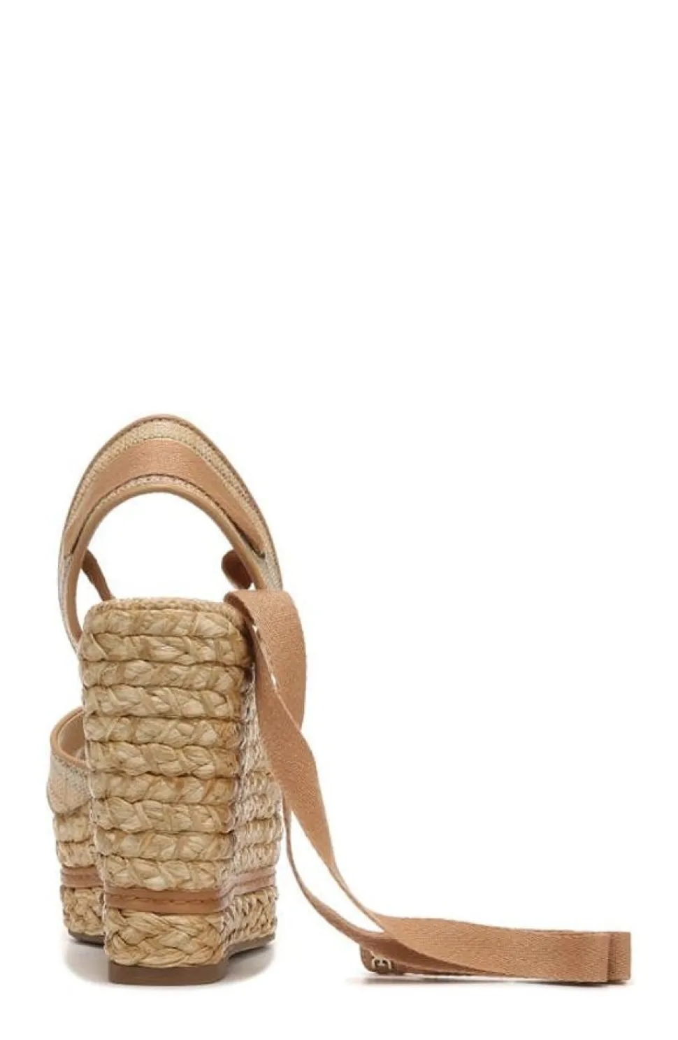 Sam Edelman Wedge- Vaughn Ankle Wrap Espadrille Platform Wedge Sandal