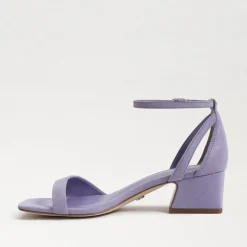 Sam Edelman Heel- Wilson Kitten Heel In Purple Iris
