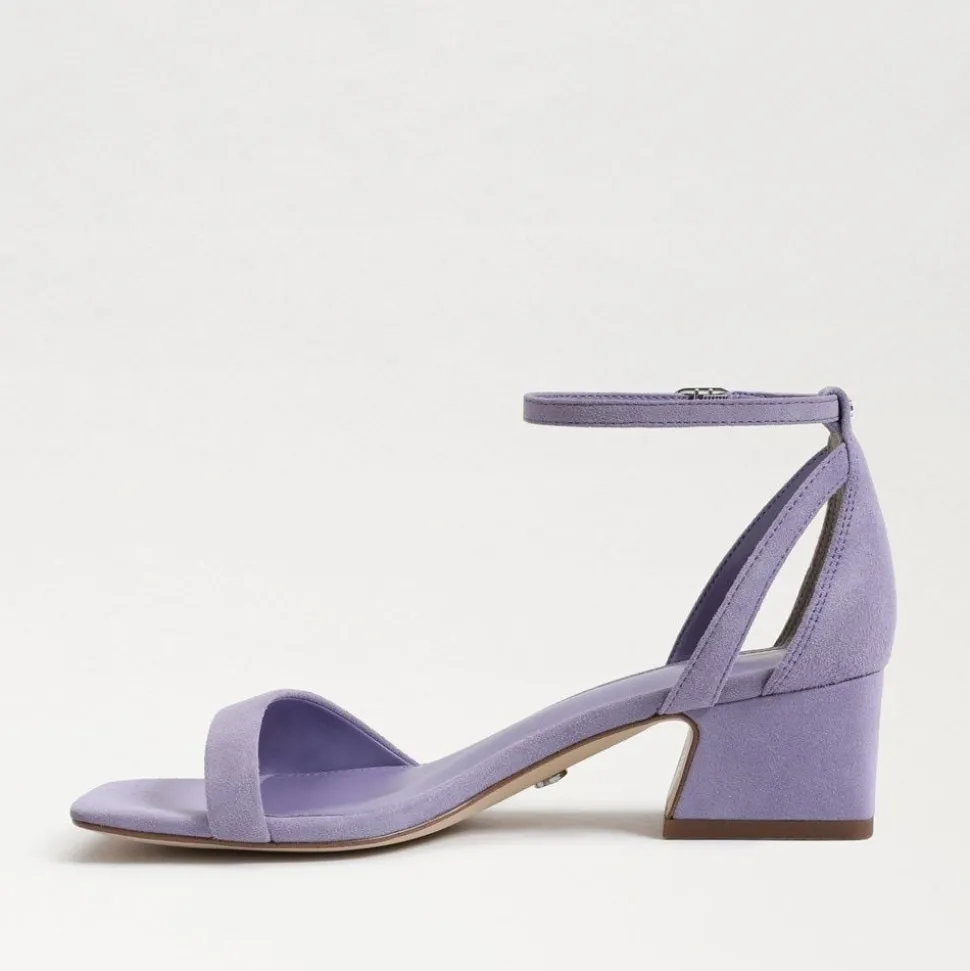 Sam Edelman Heel- Wilson Kitten Heel In Purple Iris