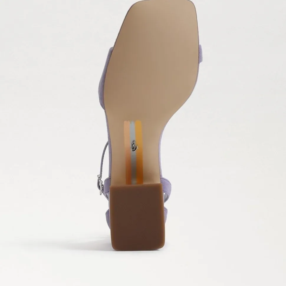 Sam Edelman Heel- Wilson Kitten Heel In Purple Iris