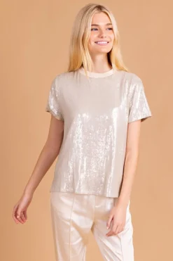 S'edge Apparel Blouses-S'Edge Apparel Ava Top Marshmallow