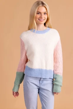S'edge Apparel Sweaters-S'Edge Apparel Piper Sweater Colorblock