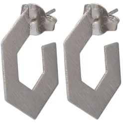 Sheila Fajl Jewelry- Small Burke Hoops Silver