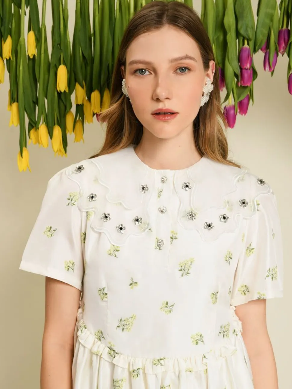 Sister Jane Mini- Ditsy Pick Mini Dress