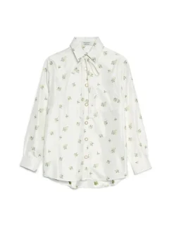 Sister Jane Blouses- Ditsy Pick Shirt - Pearled Ivory