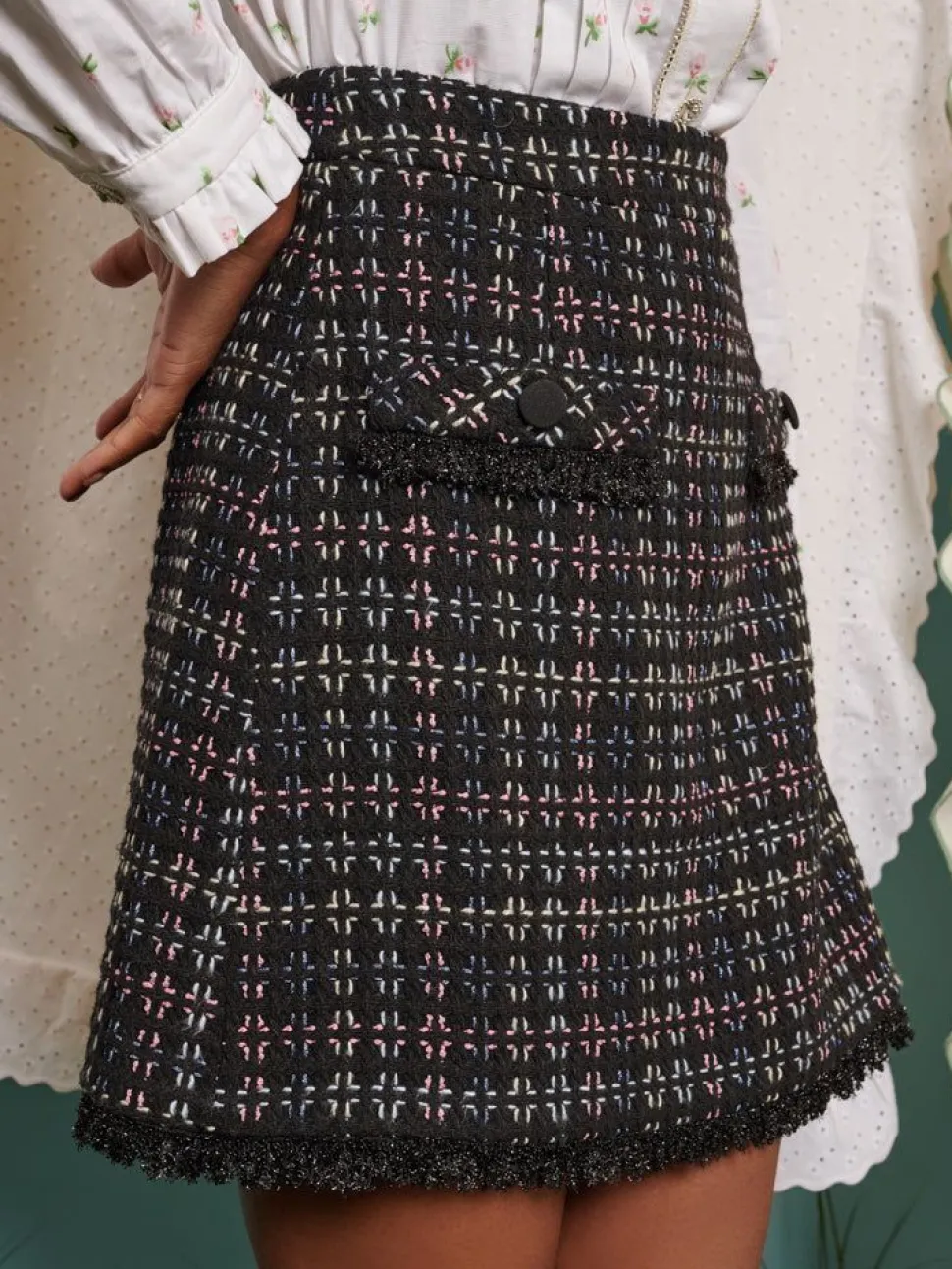 Sister Jane Skirts- Lucinda Tweed Mini Skirt
