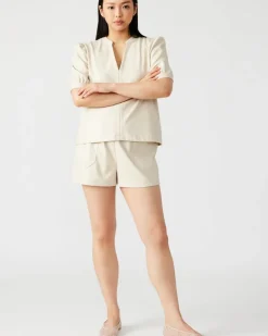 Steve Madden Shorts- Faux The Record Short