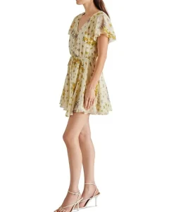 Steve Madden Mini- Kirsty Floral Chiffon Minidress