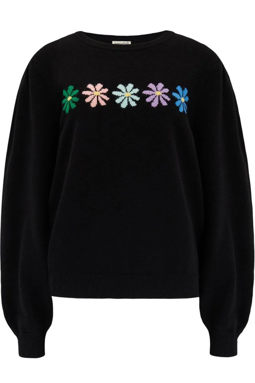 Sugarhill Brighton Sweaters- Andrea Rainbow Daisies Jumper